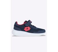 Lotto Relate K Unisex Kids Sneaker, Navy/PINK, 34 EU