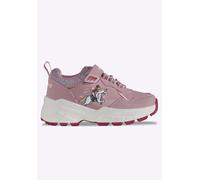 Sneaker LOTTO, Gr. 34, dunkelrose, rose, Synthetik, sportlich, Schuhe, mit coolem Blinkeffekt (43616568-34) dunkelrose, rose