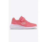 Sneaker LOTTO, Mädchen, Gr. 35, pink (leuchtendespink, weiß), Synthetik, Textil, Schuhe Sneaker, - in kinderfußgerechter Passform (72900411-35) leuchtendespink, weiß