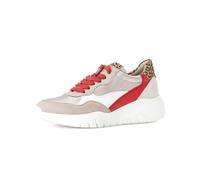 Gabor Damen Low-Top Sneaker, Frauen Halbschuhe,schnürschuhe,schnürer,straßenschuhe,Strassenschuhe,Sportschuhe,beige-Flame-Kombi,38.5 EU / 5.5 UK