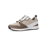 Sneaker PIUS GABOR, Herren, Gr. 10 (44,5), beige (beige kombiniert), Nubukleder, Mesh, sportlich, Schuhe, Freizeitschuh, Halbschuh, Komfortschuh, Schnürer in Weite G (88795367-10) beige kombiniert