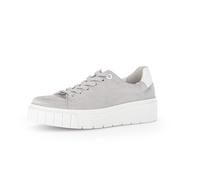 Sneaker low Glattleder weiß grau, 37 EU | 4 UK