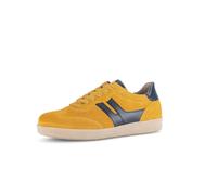 Gabor Damen Low-Top Sneaker, Frauen Halbschuhe,Strassenschuhe,Sportschuhe,Freizeitschuhe,Turnschuhe,Laufschuhe,golden/Denim,38 EU / 5 UK