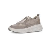 Sneaker low Materialmix Leder/Lederimitat beige beige, 39 EU | 6 UK