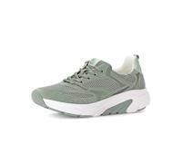 Sneaker low Materialmix Leder/Lederimitat grün grün - Gr. - 9