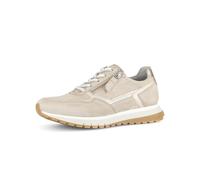 Gabor Damen Low-Top Sneaker, Frauen Sandalen,Glitzer,blau,Rolling-Soft,Sensitive,Basic,Derby,Silber,rosa,grau,beige,Lack,Oak/Puder,37.5 EU / 4.5 UK