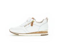 Sneaker low weiss/cognac