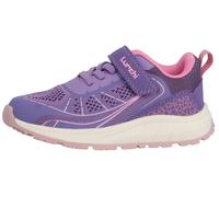Sneaker LURCHI "Aito", Damen, Gr. 28, lila, rosa, Lederimitat, Textil, Schuhe Sneaker, Sportschuh mit Klett, Größenschablone zum Download (57280554-28) lila, rosa