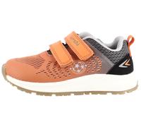 Sneaker LURCHI "Aleks", Mädchen, Gr. 32, orange, multi, Lederimitat, Textil, Schuhe Sneaker, Sportschuh mit Klett, Größenschablone zum Download (72471851-32) orange, multi