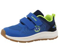 Sneaker LURCHI "Aleks", Mädchen, Gr. 32, royalblau multi, Lederimitat, Textil, Schuhe Sneaker, Sportschuh mit Klett, Größenschablone zum Download (37239814-32) royalblau multi
