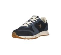 Sneaker LYLE & SCOTT "Leno", Herren, Gr. 44, blau, Kunstfaser, Lederimitat, Schuhe Sneaker, mit gepolsterter Zwischensohle und ikonischem Logo (69029344-44) blau