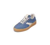 Sneaker MARC O'POLO "aus Denim", Damen, Gr. 36, blau (m892), Obermaterial: 100% Baumwolle, unifarben, Schuhe Sneaker (98250652-36) m892