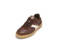 Marc OߴPolo Damen Sneaker flach aus Leder Low Top, Braun (Muted Earth/White), 38