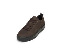 Sneaker MARC O'POLO "aus edlem Rindleder", Damen, Gr. 40, schwarz earth, Obermaterial: 100% Leder (Rind), unifarben, Schuhe Sneaker (38922746-40) schwarz earth