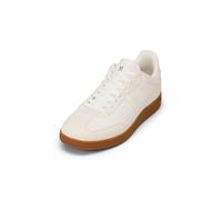 Sneaker MARC O'POLO "aus edlem Rindleder", Herren, Gr. 41, sanftes weiß, Obermaterial: 100% Leder, unifarben, Schuhe Sneaker (33176107-41) sanftes weiß