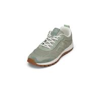 Sneaker MARC O'POLO "aus edlem Rindleder und Mesh-Einsatz", Damen, Gr. 40, fresh sage, Obermaterial: 82% Polyester, 18% Leder, unifarben, Schuhe Sneaker (15680832-40) fresh sage