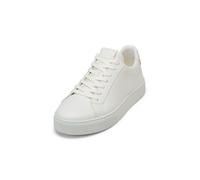 Sneaker MARC O'POLO "aus edlem Rindnappaleder", Herren, Gr. 44, weiß, Obermaterial: 100% Leder, unifarben, Schuhe Sneaker (86605032-44) weiß