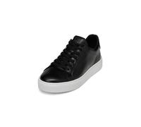 Sneaker MARC O'POLO "aus edlem Rindnappaleder", Herren, Gr. 47, schwarz, Obermaterial: 100% Leder, unifarben, Schuhe Sneaker (51712631-47) schwarz