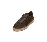 Sneaker MARC O'POLO "aus edlem Velours-Rindleder", Herren, Gr. 45, braun (schwarz earth), Obermaterial: 100% Leder (Rind), unifarben, Schuhe (53154947-45) schwarz earth