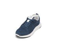 Sneaker MARC O'POLO "aus edlem Veloursleder", Damen, Gr. 43, schwarz storm, Obermaterial: 100% Leder (Rind), unifarben, Schuhe Sneaker (23900435-43) schwarz storm