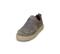 Sneaker MARC O'POLO "aus geöltem Veloursleder", Herren, Gr. 45, schwarz nickle, Obermaterial: 100% Leder (Rind), unifarben, Schuhe Sneaker (28993164-45) schwarz nickle