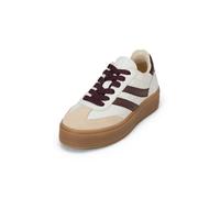 Sneaker MARC O'POLO "aus hochwertigem Rindleder", Damen, Gr. 42, sanftes weiß, Obermaterial: 100% Leder, unifarben, Schuhe Sneaker (97704329-42) sanftes weiß