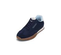Sneaker MARC O'POLO "aus Leder und Nylon", Herren, Gr. 45, navy, Obermaterial: 90% Leder, 10% Polyamid, unifarben, Schuhe Sneaker (22699112-45) navy