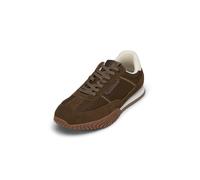Sneaker MARC O'POLO "aus Leder und Polyester", Herren, Gr. 43, schwarz nickle, Obermaterial: 80% Leder (Rind), 20% Polyester, unifarben, Schuhe Sneaker (97872721-43) schwarz nickle