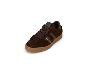 Sneaker MARC O'POLO "aus Leder und Teddyfell", Damen, Gr. 37, braun (burnt coffee), Obermaterial: 100% Polyester, unifarben, Schuhe Sneaker (15988541-37) burnt coffee