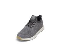 Sneaker MARC O'POLO "aus recyceltem Polyester", Herren, Gr. 42, grau (grau melange), Obermaterial: 97% Polyester, 3% Elasthan, unifarben, Schuhe Sneaker (63689461-42) grau melange