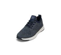 Sneaker MARC O'POLO "aus recyceltem Polyester", Herren, Gr. 44, navy melange, Obermaterial: 97% Polyester, 3% Elasthan, unifarben, Schuhe Sneaker (96618825-44) navy melange