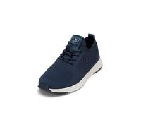 Sneaker MARC O'POLO "aus recyceltem Polyester", Herren, Gr. 45, blau (true navy), Obermaterial: 97% Polyester, 3% Elasthan, unifarben, Schuhe Sneaker (31785938-45) true navy