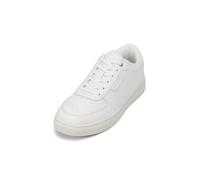 Sneaker MARC O'POLO "aus Rindleder mit Frotteefutter", Herren, Gr. 40, sanftes weiß, Obermaterial: 100% Leder, unifarben, Schuhe Sneaker (30868738-40) sanftes weiß