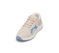 Sneaker MARC O'POLO "aus Rindleder und Mesh", Damen, Gr. 36, gold (m723), Obermaterial: 95% Leder (Rind), 5% Polyamid, unifarben, Schuhe Sneaker (77944445-36) m723
