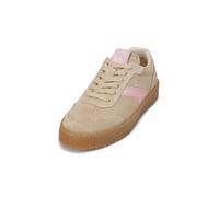 Sneaker MARC O'POLO "aus softem Veloursleder", Damen, Gr. 41, raw cream, natural rose, Obermaterial: 80% Leder, 20% Polyurethan, unifarben, Schuhe Sneaker (70762115-41) raw cream, natural rose