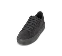 Sneaker MARC O'POLO "aus Veloursleder", Damen, Gr. 36, schwarz graphite, Obermaterial: 100% Leder (Rind), unifarben, Schuhe Sneaker (79637250-36) schwarz graphite