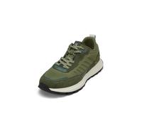 Sneaker MARC O'POLO "aus Veloursleder-Nylon-Mix", Herren, Gr. 42, mangrove, Obermaterial: 100% Leder, unifarben, Schuhe Sneaker (87417940-42) mangrove