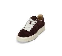 Sneaker MARC O'POLO "aus weichem Veloursleder", Damen, Gr. 36, braun (burnt coffee), Obermaterial: 100% Leder, unifarben, Schuhe Sneaker (36901725-36) burnt coffee