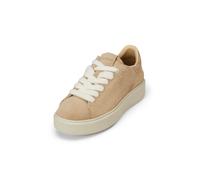 Sneaker MARC O'POLO "aus weichem Veloursleder", Damen, Gr. 38, beige (earthy taupe), Obermaterial: 100% Leder, unifarben, Schuhe Sneaker (95573954-38) earthy taupe