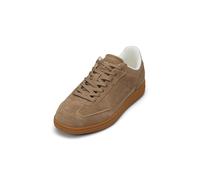 Sneaker MARC O'POLO "aus weichem Veloursleder", Herren, Gr. 45, braun (charleston gray), Obermaterial: 100% Leder, unifarben, Schuhe Sneaker (12897240-45) charleston gray