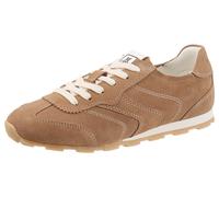Sneaker MARC O'POLO "FABIANA", Damen, Gr. 39, sand, Veloursleder, unifarben, Schuhe Sneaker, Halbschuh, Schnürschuh, Casual-Sneaker mit Memory Foam (90705068-39) sand