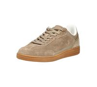 Sneaker MARC O'POLO "Charlie", Herren, Gr. 42, grau, Lederimitat, Veloursleder, unifarben, Basic, Schuhe Sneaker, Halbschuh, Freizeitschuh, Schnürschuh mit Memory Foam-Ausstattung (72384806-42) grau