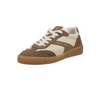 Sneaker MARC O'POLO "aus edlem Rindleder mit Häkeleinsätzen", Damen, Gr. 38, high sky, Obermaterial: 80% Leder (Rind), 20% Polyester, unifarben, Schuhe Sneaker (90700626-38) high sky