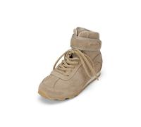 Sneaker MARC O'POLO "mit extra Riemen", Damen, Gr. 37, beige (earthy taupe), Obermaterial: 100% Leder, Schuhe Sneaker (29549727-37) earthy taupe