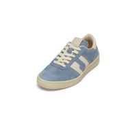 Sneaker MARC O'POLO "mit Struktur-Akzenten", Damen, Gr. 37, light blau, Obermaterial: 96% Leder (Rind), 4% Polyester, unifarben, Schuhe Sneaker (13233742-37) light blau