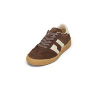 Sneaker MARC O'POLO "mit Struktur-Akzenten", Damen, Gr. 39, faded braun, Obermaterial: 96% Leder, 4% Polyester, unifarben, Schuhe Sneaker (53407006-39) faded braun