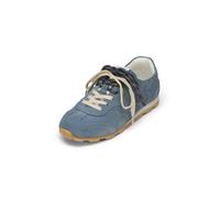 Sneaker MARC O'POLO "mit zweifacher Schnürung", Damen, Gr. 36, light blau, Obermaterial: 100% Leder (Rind), Schuhe Sneaker (37560405-36) light blau
