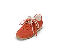 Sneaker MARC O'POLO "mit zweifacher Schnürung", Damen, Gr. 38, wild orange, Obermaterial: 100% Leder (Rind), Schuhe Sneaker (21654354-38) wild orange