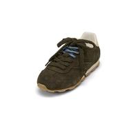 Sneaker MARC O'POLO "mit zweifacher Schnürung", Damen, Gr. 40, braun (mossy earth), Obermaterial: 100% Leder, Schuhe Sneaker (84420255-40) mossy earth