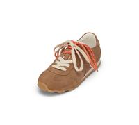 Sneaker MARC O'POLO "mit zweifacher Schnürung", Damen, Gr. 42, schwarzer sand, Obermaterial: 100% Leder (Rind), Schuhe Sneaker (58271748-42) schwarzer sand